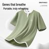 Mark Fairwhale Men's Faux Two-Piece Waffle Knit Henley T-Shirt