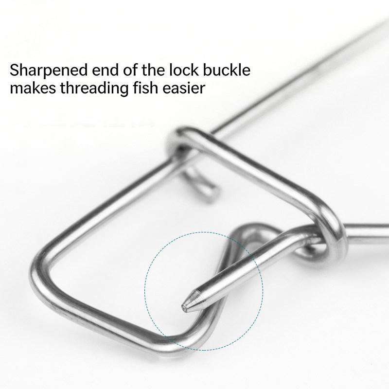 Fishing Tackle Accessories Fishing Lock Buckle Stainless Steel Live Fish Stringer