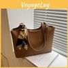 Damen Street Style Tragetasche mit Reißverschluss Große Handtasche