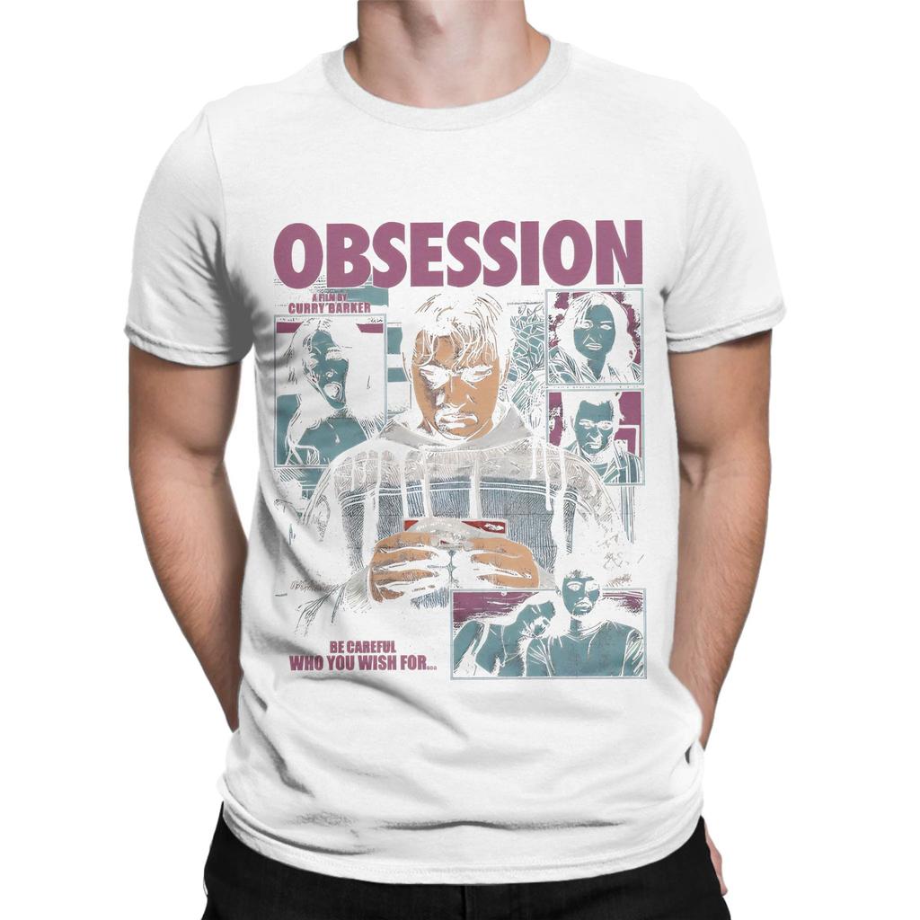 Obsession Movie poster Funny Graphic 100 Cotton TShirt Obsession Tops Tees For Unisex