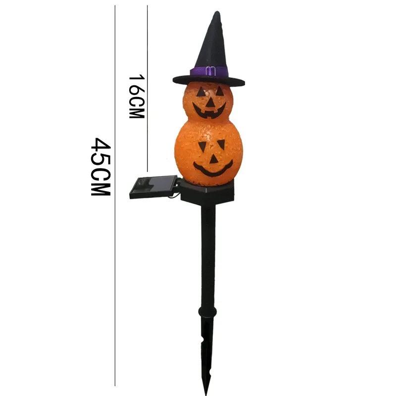 Halloween Pumpkin Solar Garden Light, Festive Garden Light Decoration for Pumpkin Light for Outdoor Pathway, Lawn, Yard