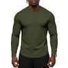 Men's Long Sleeve T-Shirt Casual Crewneck Loose Fit Breathable Versatile Base Layer Top for Commute and Everyday Wear