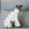 S-3XL Hund Winter Rollkragen Whippet Kleidung Polar Fleece Italienischer Windhund Mantel Grün Hund Bedlington Kleine Mittlere Hunde Jacke