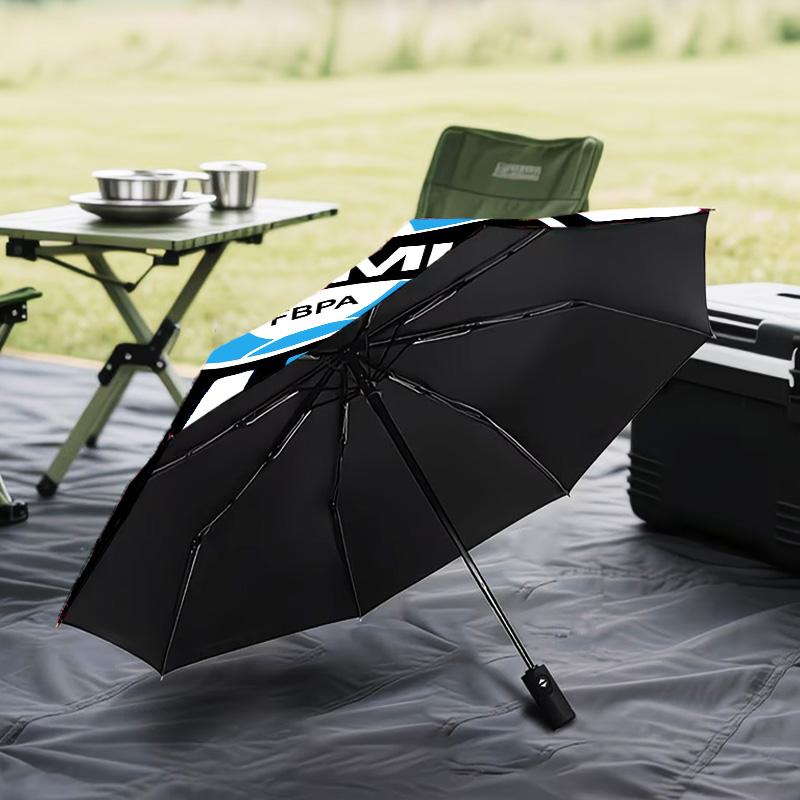 1PC Grêmio FBPA Printed Umbrella Folding umbrella, automatic umbrella 8-Frame for Travel, camping Fan gifts Christmas Gifts