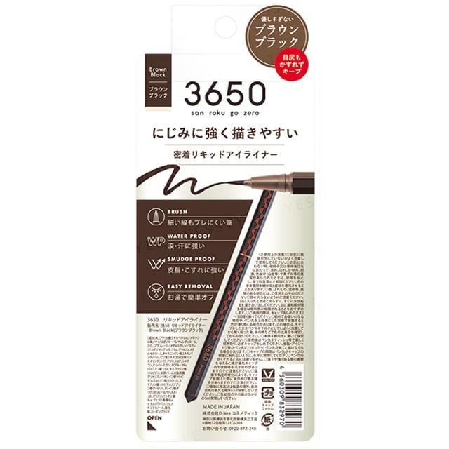 3650 san roku go zero - Liquid Eyeliner Brown Black 1 pc