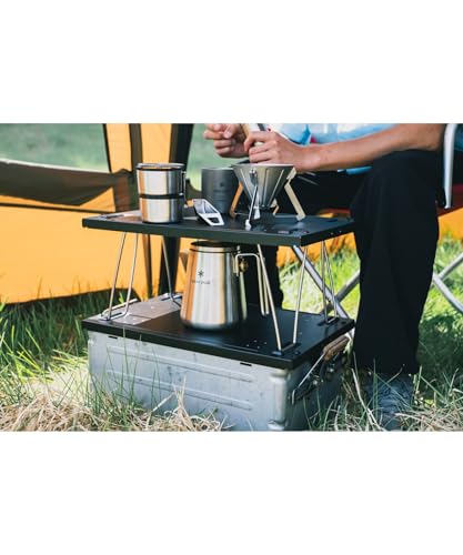 Snow Peak Shelf Container Lid Rack 25 Black FES-045-BK storage camping gear Festival 2026 Spring