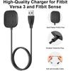 Portable USB Magnetic Charger Adapter For Fitbit Versa 3 Fast Charging Power Cable For Fitbit Sense SmartWatch Dock Accessories