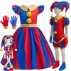 Anime The Amazing Digital Circus Pomni Cosplay Kostüm Uniform Overall Hut Body Anzug Mensch Für Erwachsenen Kostüm Cartoon 36M8V1