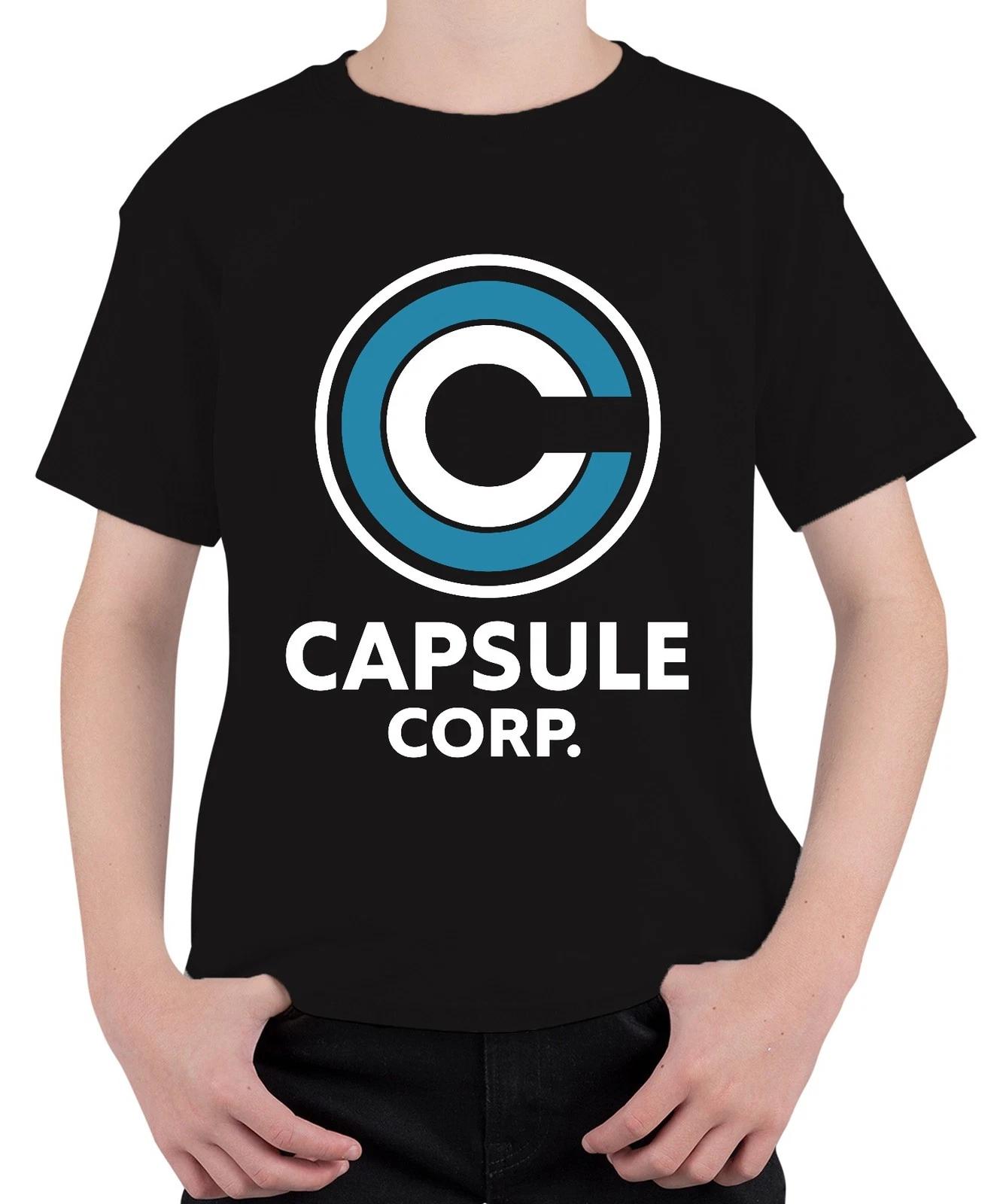 CAPSULE CORP. Logo Anime Fan Geschenk Retro Manga Otaku Unisex Kinder T-Shirt S