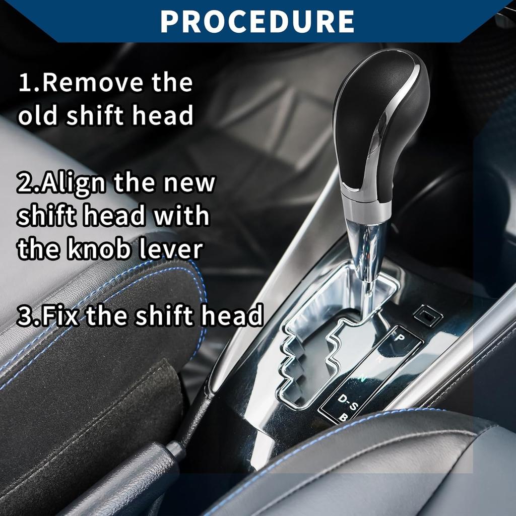 Automatic Gear Shift Knob for Buick Regal 2009-2013 / Front Automotive Gearbox Stick Shifter Lever Knob/Durable Plastic / 1 Pcs Black