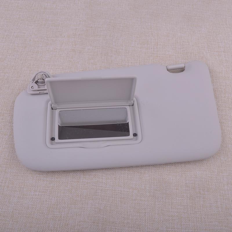 964013SG8A Car Front Left Sun Visor Sunshade with Makeup Mirror without Light Gray Fit for Nissan Sentra 2013-2017 2018  LHD