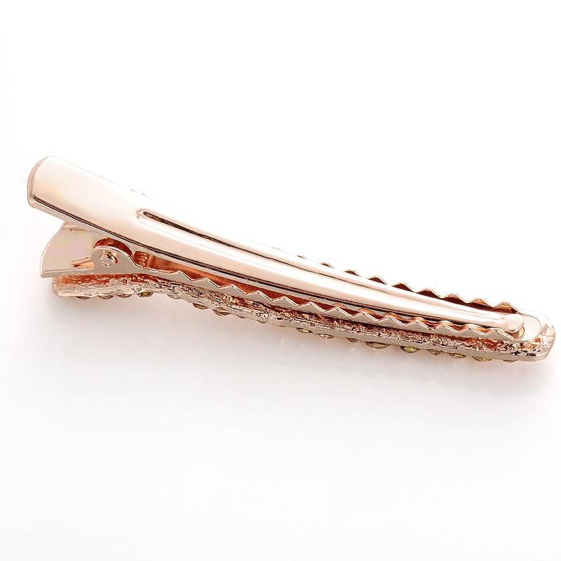 Women's Hairpin Shiny Toothed Alloy Diamond Beads Hairpins Bangs Hair Clip