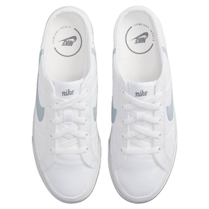 Nike Court Legacy Mule 'White Light Blue Grey' Women's Sneakers DB3970-101