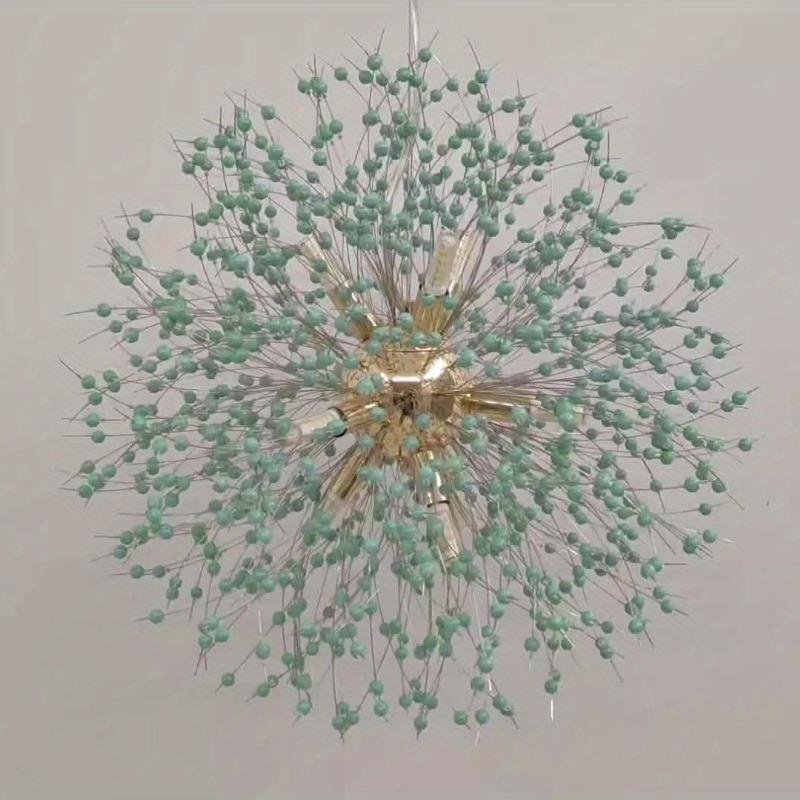 

Люстра одуванчик подвесной светильник для гостиной столовой украшение дома синий