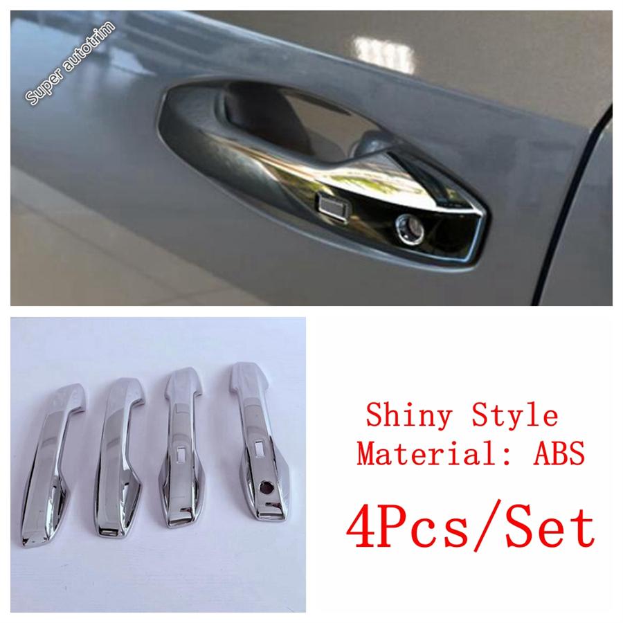 For Nissan Kicks 2025 2026 Car Outer Door Handle Cover Cap Sticker Exterior Trim ABS Chrome / Black / Carbon Fiber Accessories