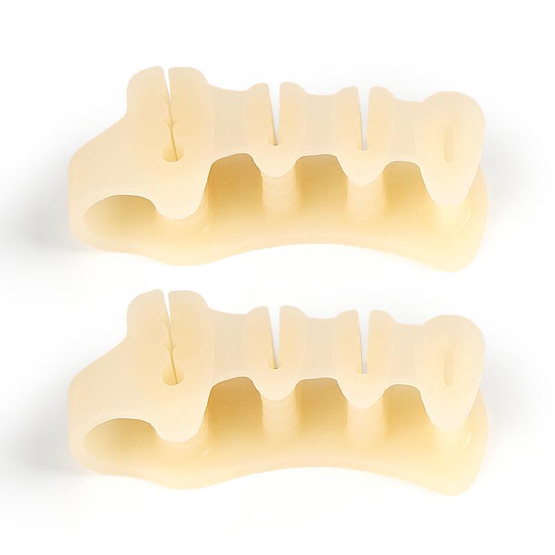 Четырехпальцевые шлепанцы-разделители для пальцев ног для облегчения боли при косточке на большом пальце ноги (Hallux Valgus) One Size