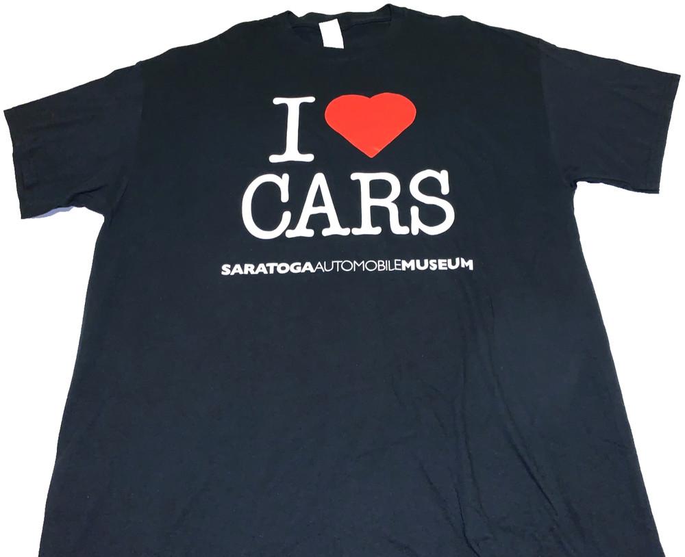 Saratoga Automobile Museum New York I Love Cars Auto T-Shirt New! XL Unisex T-Shirt XXXXL