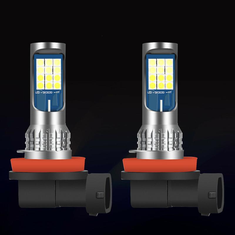 2 Pcs H8 H11 H16 Dual Color Car Led Fog Lamp Bulbs White/amber Yellow Driving Drl Lights Ip65