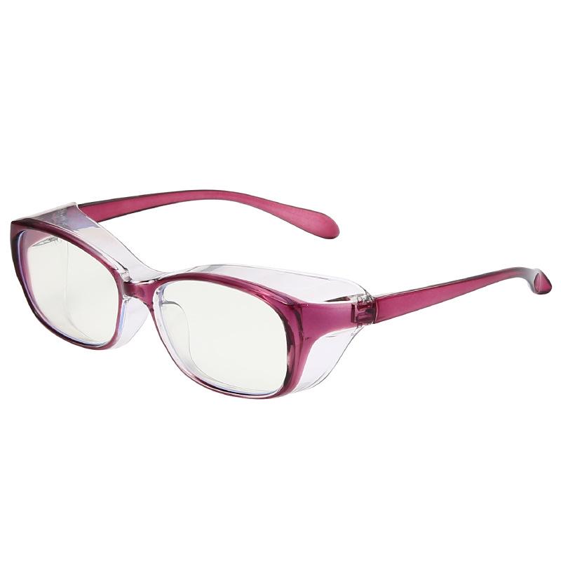 Retro Anti-Fog Blue Light Goggles: Dustproof, Droplet-Proof Square Frame Anti-Pollen Glasses