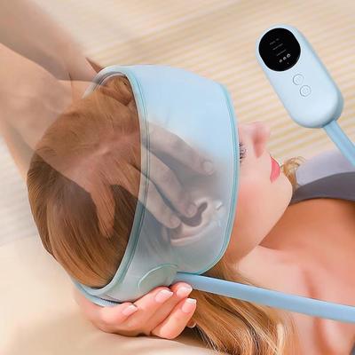 Electric Airbag Head Massager Headband Full Coverage Air Pressure Heating Rechargeable for Scalp Deep Relaxation and Comfort