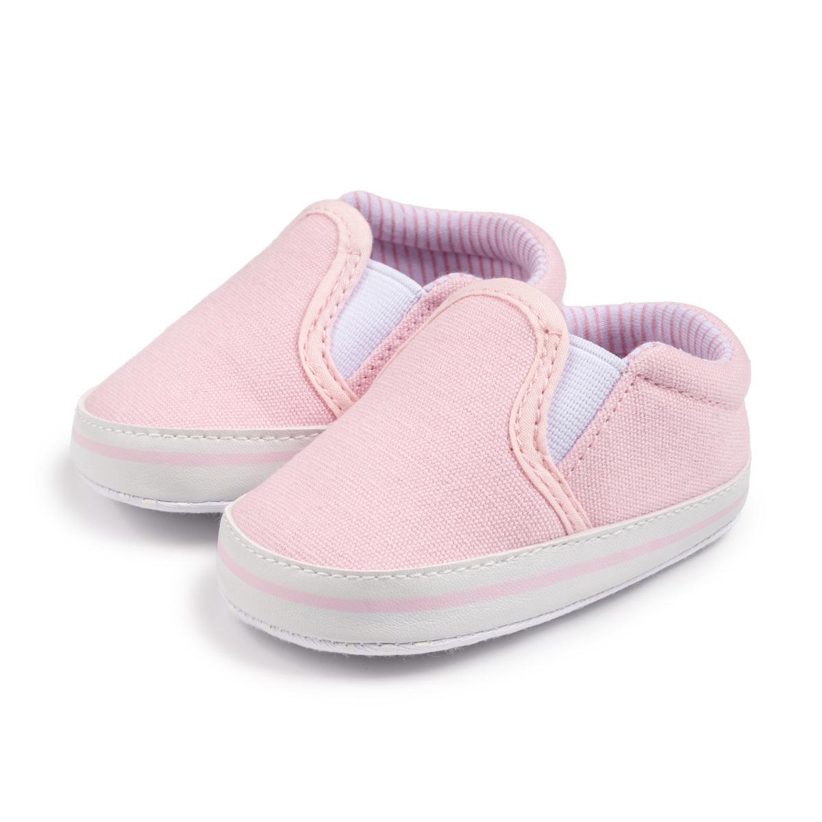 Spring & Autumn Baby Slip-On Canvas Loafers: Non-Slip, Soft Sole Shoes for 0-1 Year Olds 11cm (0-6 months) / 26g