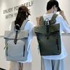 Stylish and Simple Backpack Casual Student Backpack Male Campus Trendy Male Large-capacity Schoolbag Female Travel Bag