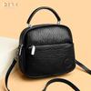 Dámská kabelka z pravé kůže Jednoduchá měkká kožená kabelka Módní jednobarevná kožená taška přes rameno Crossbody