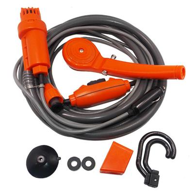 Araç Yıkama 12V Taşınabilir Araba Duşu Yıkama Seti Elektrikli Pompa Dış Mekan Kamp Araç Yıkama Seyahat Temizleme Aracı