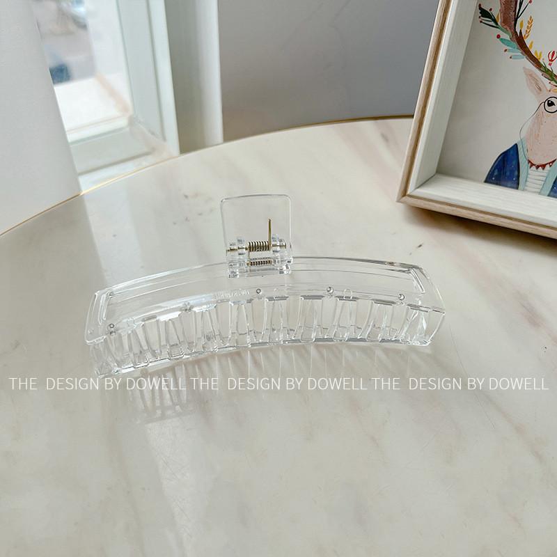 

Trendy Large Hair Claw Clip For Women Beautiful Classic Black And Milky White Options Clear 13cm