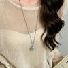 Colorful Mushroom Pendant Necklace Enamel Mushroom Fashion Necklace Sweet Women's Necklace  Women