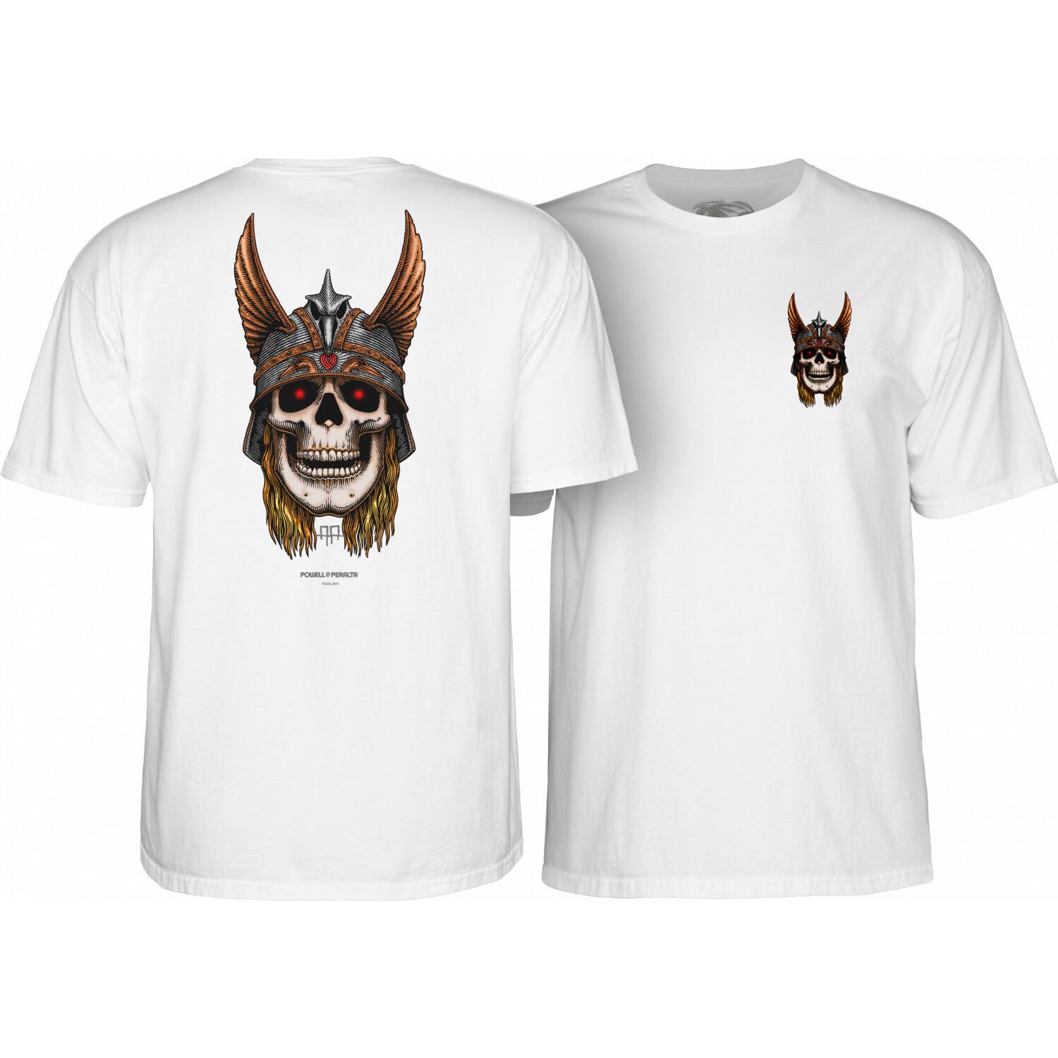 Powell Peralta Skateboard Shirt Anderson Skull White Mens S разноцветный