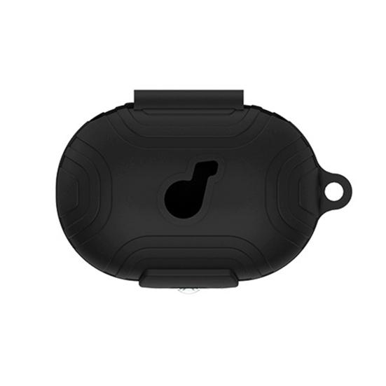 

Защитный чехол Противоударный силиконовый чехол с крючком Водонепроницаемый грязеотталкивающий удобный чехол для хранения беспроводной гарнитуры для Anker Soundcore Space A40 чёрный