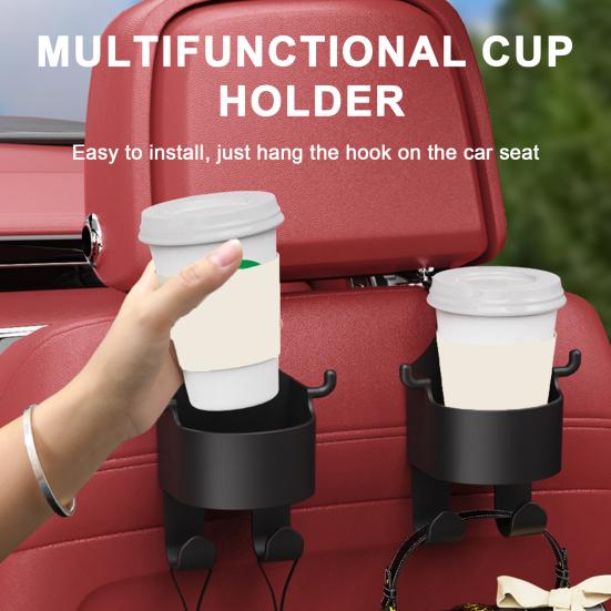 

Yousheng Car Cup Holder Easy Installation Seat Back Mount Organizer Multifunctional Storage Box Phone Holder for Auto