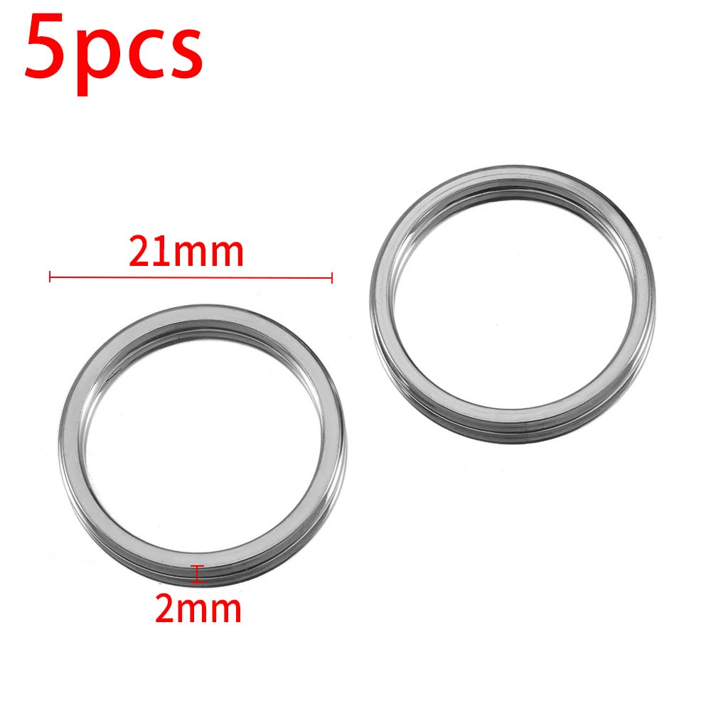 

5/10pcs Width 2mm 4mm 6mm Stainless Steel Round Ring Setting Blank Base for Couple Jewelry Making DIY Punk Finger Ring Dia 21mm