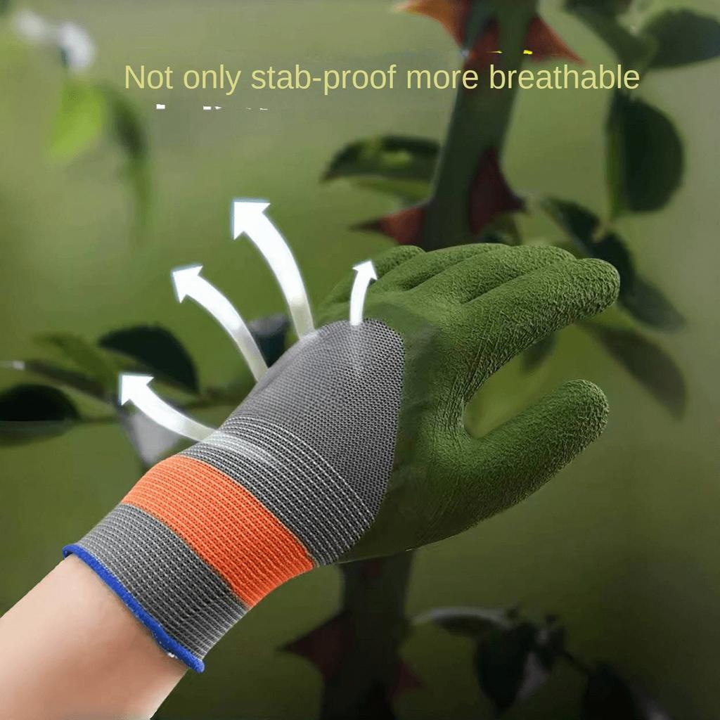 Gardening Gloves Lightweight Waterproof Puncture Resistant Durable for Floral Horticulture Landscape Planting
