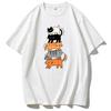Funny Cat Jenga Printed Tshirt Graphic Tshirt Highquality Shortsleeved Tshirts for Men and Women Mens Sportswear Mens Top
