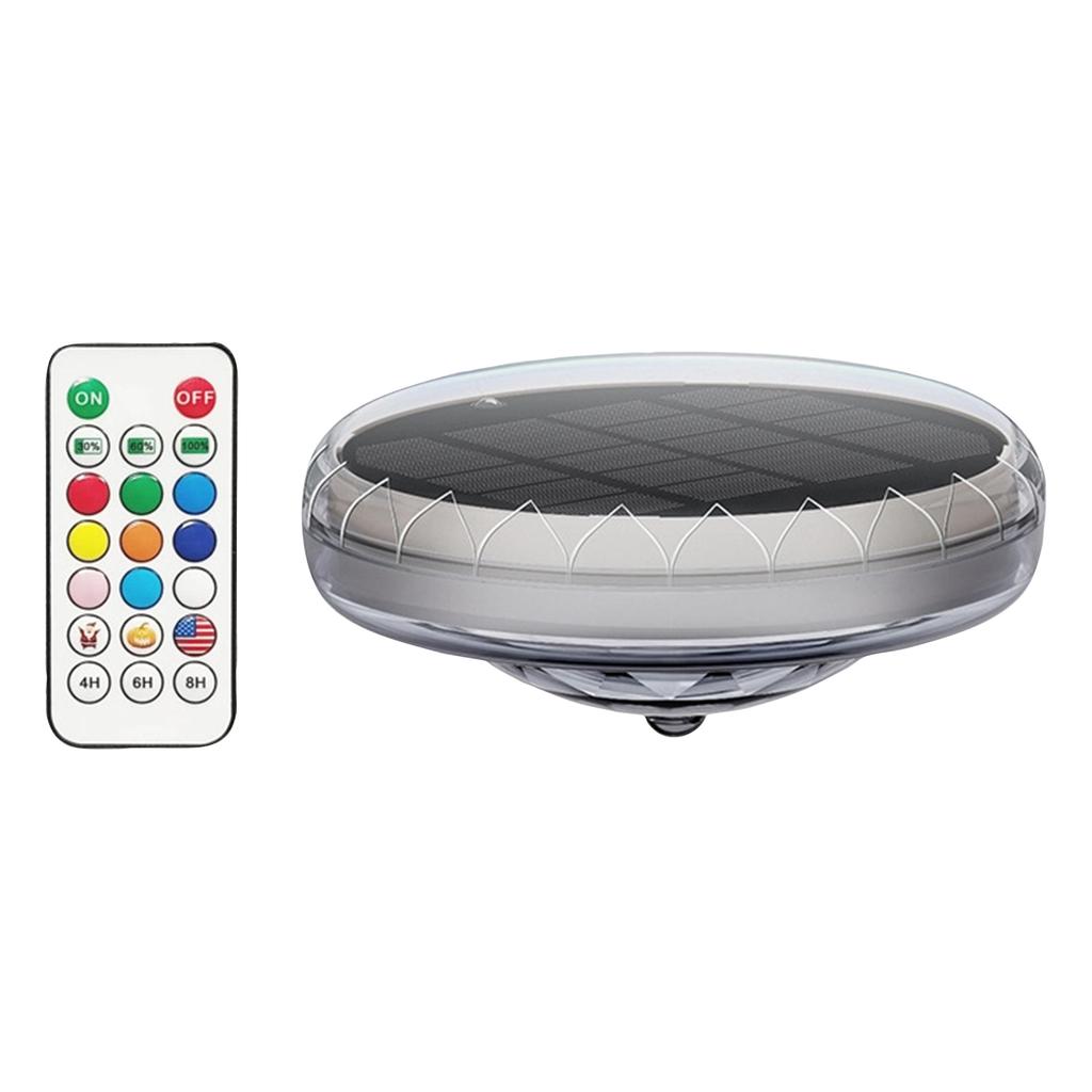 Solar-powered Floating Pool Light, Remote-controlled Floating Pool Light, Timer Mode, Suitable For Pools, Pool Parties, And Bathtubs.