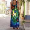Women's Slip Dress Maxi Long Dress Butterfly Print Stitching Print Dress Spring & Summer Leisure Vacation