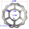 240/260/270MM Front Rear Brake Disc Rotor CRF CR125 250 500 CRF250R CRF250X CRF450R/450X Motocross Enduro Supermotard Dirt Bike