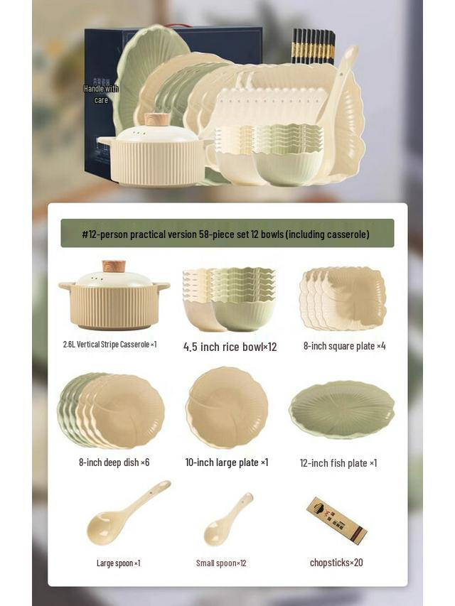 Modus Lanca Ruffle Edge Ceramic Dinnerware Set