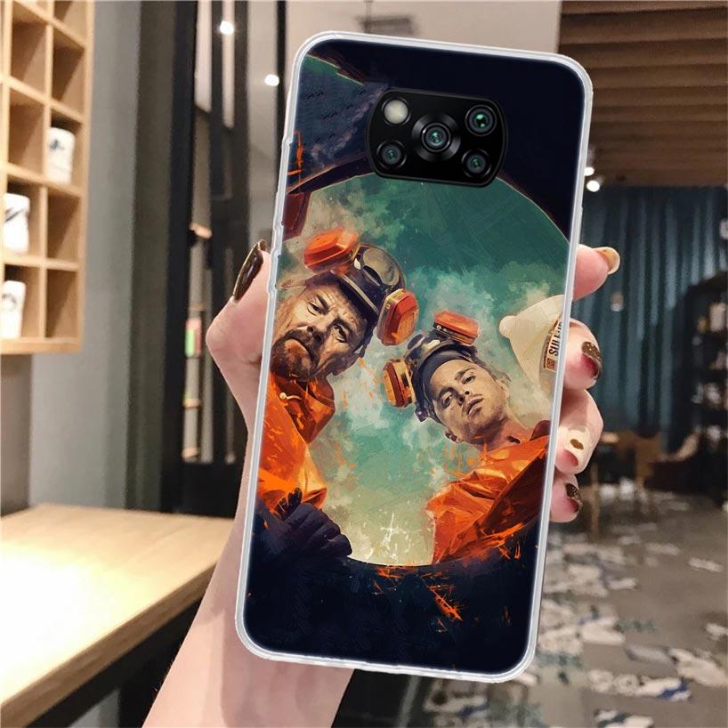 Breaking Bad TV Soft Phone Case For Xiaomi Poco X3 Pro X7 X6 X5 X4 NFC F6 F5 M5S M4 M3 F4 Gt F3 F2 F1 M2 Fundas Cover Poco X3 Pr