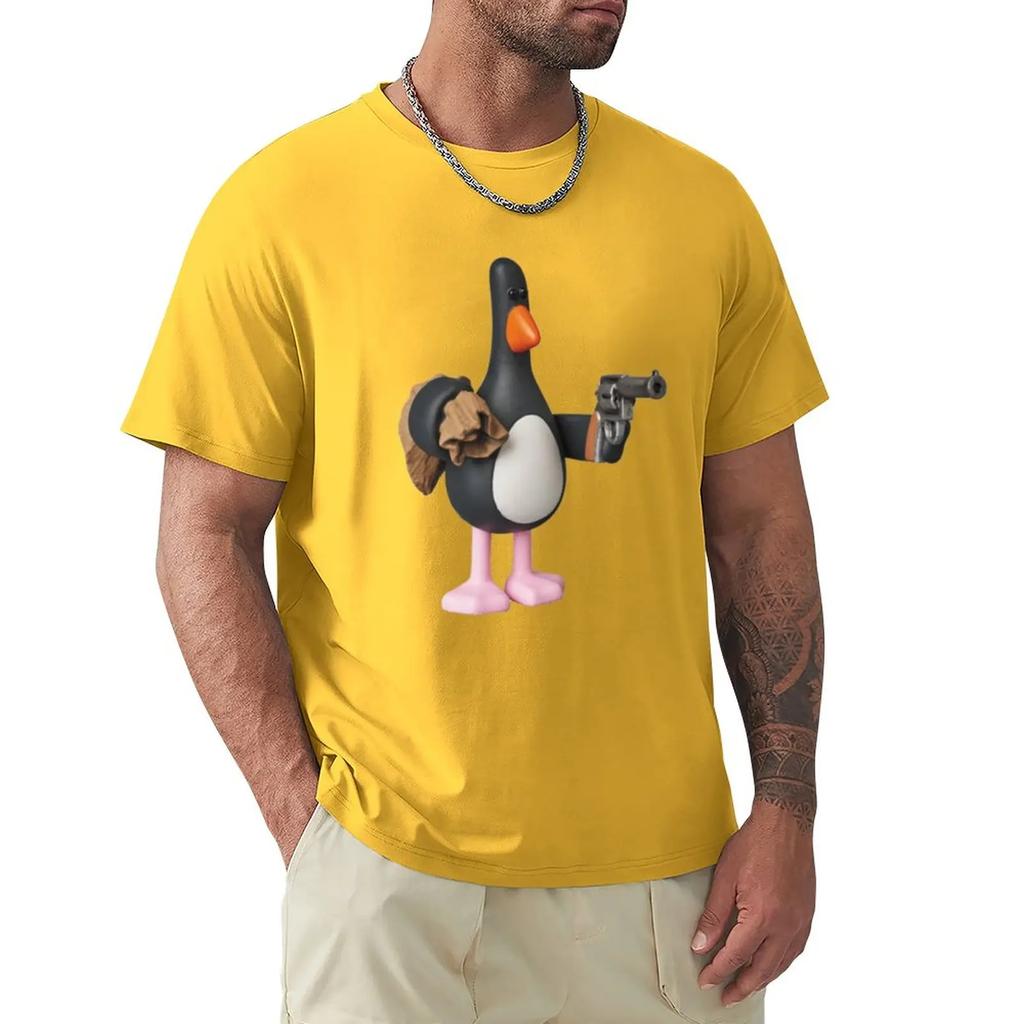 Feathers McGraw TShirt TShirt Boys Whites Aesthetic Clothing Mens Workout Shirts