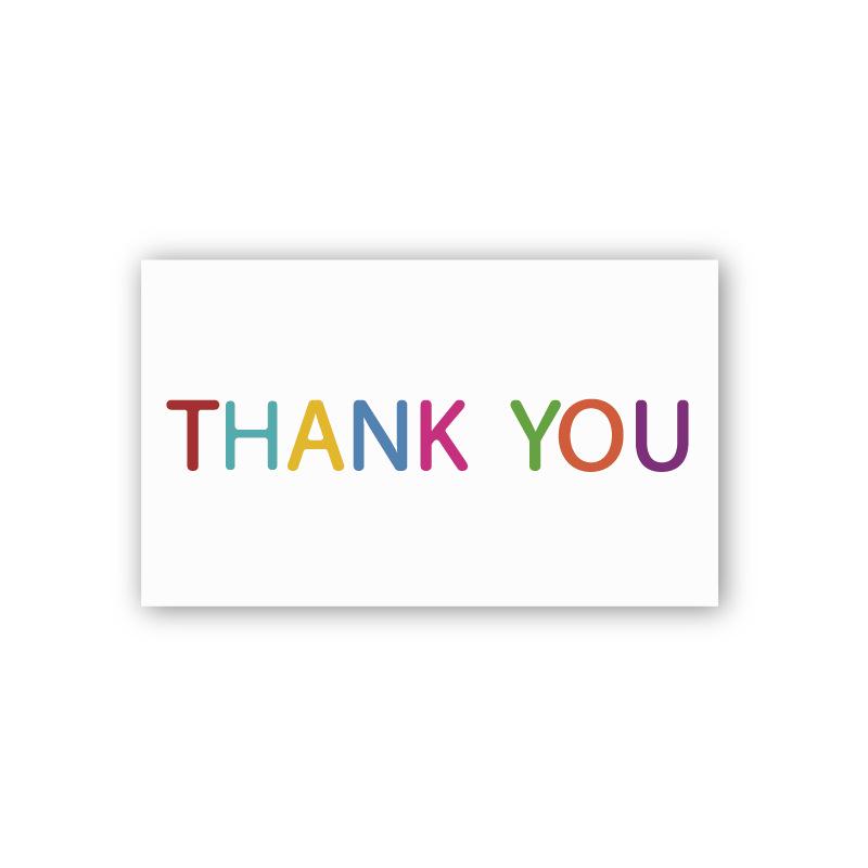 Simple Laser-Engraved Thank You Cards - 30 Pack