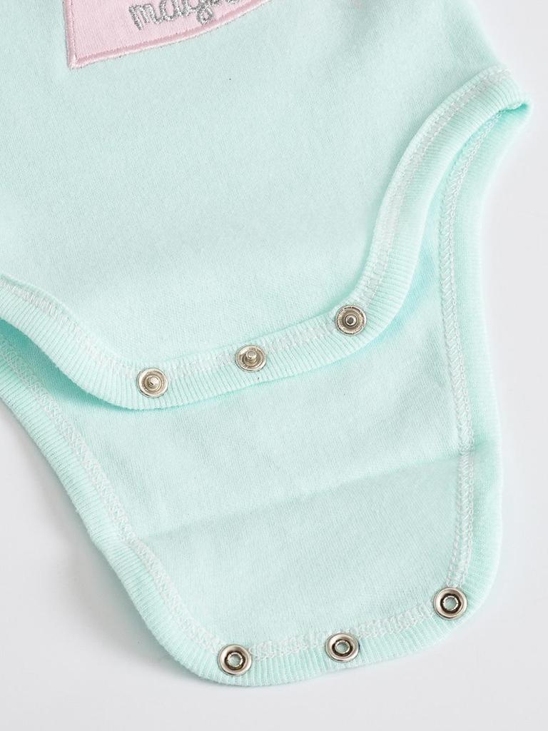 2025 Korean Style Summer Baby Girl Bodysuit Set - 3-Piece Newborn Rompers