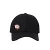 Chyubaseuko Bcb016 With White Rose Ball Cap Black