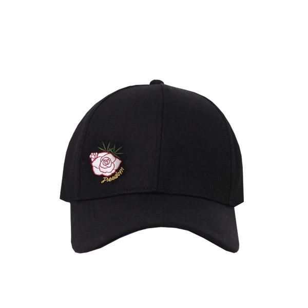 Chyubaseuko Bcb016 With White Rose Ball Cap Black