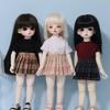 Kézzel készített Baba Elegáns Redős Szoknya Divatos Alkalmi Ruházat Hercegnő Szoknya Ruhák Mini DIY Kiegészítők 1/6 BJD 30 cm-es Babákhoz