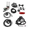 Electric Bike Conversion Kit 25A Controller LCD8H Panel Headlight Taillight Thumb Throttle for 500W