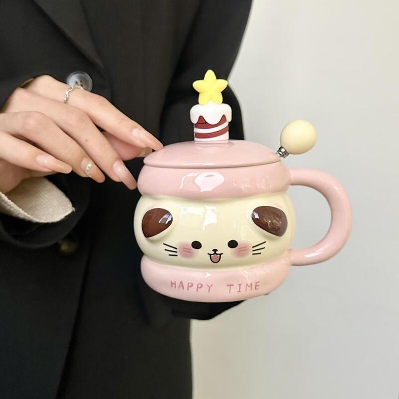 Elegant Ceramic Mug Gift Set with Coaster