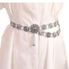 Waist Metal Ladies Belt With Retro Engraved Details For Cultural Costumes And Fashion
